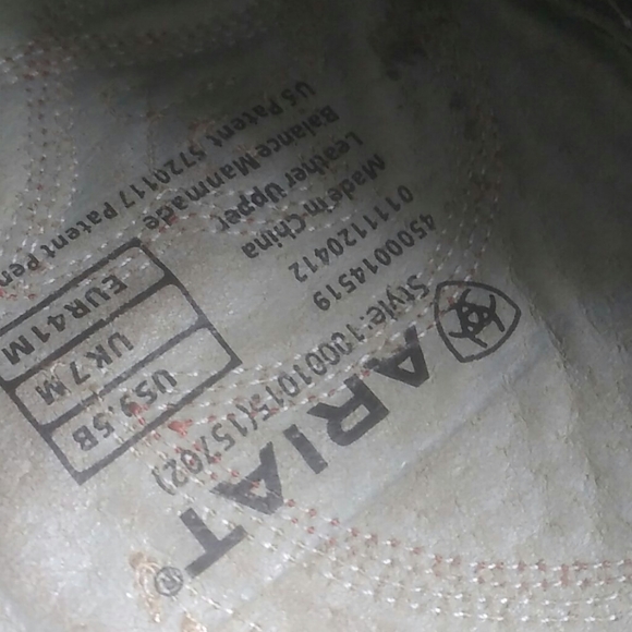 Ariat Style 10001015 Heritage R Toe 9.5B - Picture 7 of 8